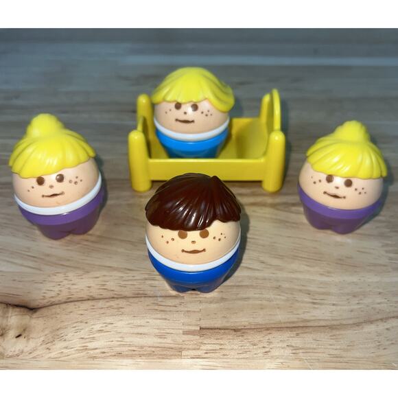 Little Tikes Toddle Tots Family House w/Original Box - Vintage 1986 USA 0680 - Picture 7 of 10